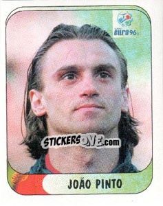 Sticker Joao Pinto - UEFA Euro England 1996 n. 298 - Merlin