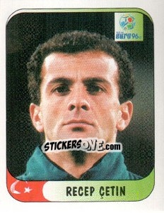 Cromo Recep Cetin - UEFA Euro England 1996 - Merlin