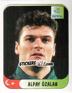 Sticker Alpay Ozalan - UEFA Euro England 1996 - Merlin