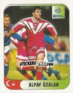 Sticker Alpay Ozalan - UEFA Euro England 1996 - Merlin