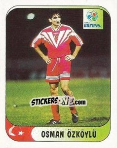 Sticker Osman Ozkolu - UEFA Euro England 1996 - Merlin