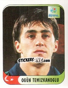 Sticker Ogun Temizkanoglu - UEFA Euro England 1996 - Merlin