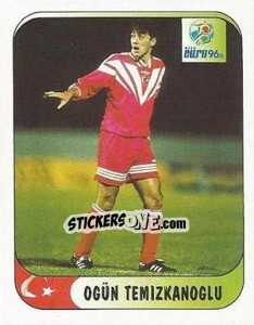 Sticker Ogun Temizkanoglu - UEFA Euro England 1996 n. 305a - Merlin