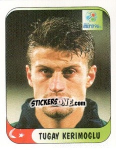 Figurina Tugay Kerimoglu - UEFA Euro England 1996 - Merlin