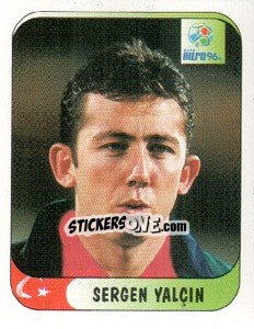 Sticker Sergen Yalcin - UEFA Euro England 1996 - Merlin