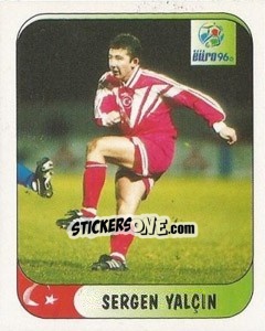 Sticker Sergen Yalcin - UEFA Euro England 1996 - Merlin