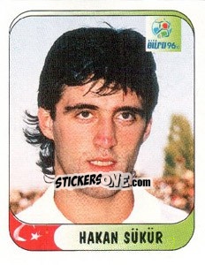 Sticker Hakan Sukur - UEFA Euro England 1996 n. 310 - Merlin