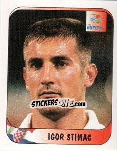 Cromo Igor Stimac - UEFA Euro England 1996 - Merlin