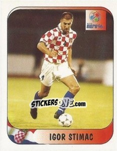 Sticker Igor Stimac - UEFA Euro England 1996 - Merlin