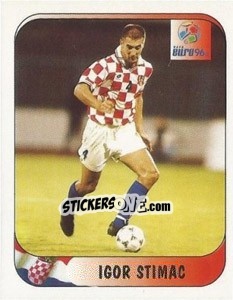Sticker Igor Stimac - UEFA Euro England 1996 n. 316a - Merlin