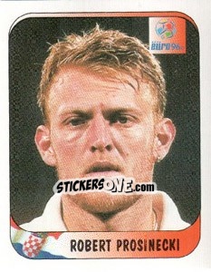 Sticker Robert Prosinecki - UEFA Euro England 1996 - Merlin