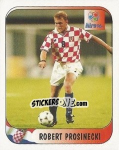Cromo Robert Prosinecki - UEFA Euro England 1996 - Merlin