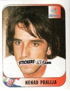 Sticker Nenad Pralija - UEFA Euro England 1996 n. 321 - Merlin