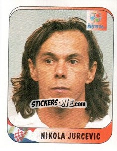 Sticker Nikola Jurcevic - UEFA Euro England 1996 - Merlin