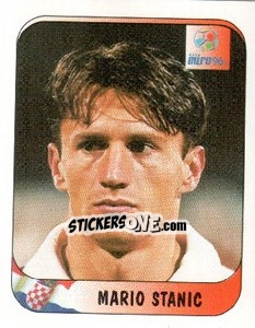 Cromo Mario Stanic - UEFA Euro England 1996 - Merlin