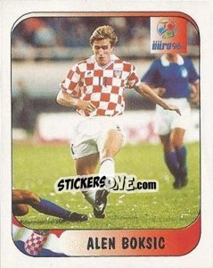 Sticker Alen Boksic - UEFA Euro England 1996 - Merlin