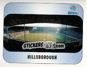Sticker Hillsborough - UEFA Euro England 1996 n. 327 - Merlin