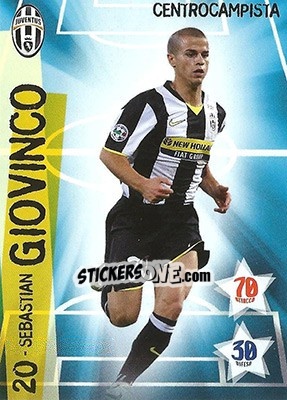 Sticker Sebastian Giovinco - Collections Juventus. I Piu Forti Siamo Noi - Edibas