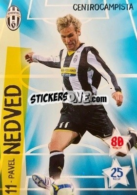 Sticker Pavel Nedved - Juventus. I Piu Forti Siamo Noi n. 19 - Edibas