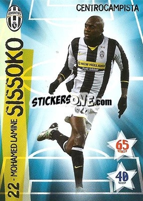 Sticker Mohamed Sissoko - Juventus. I Piu Forti Siamo Noi - Edibas