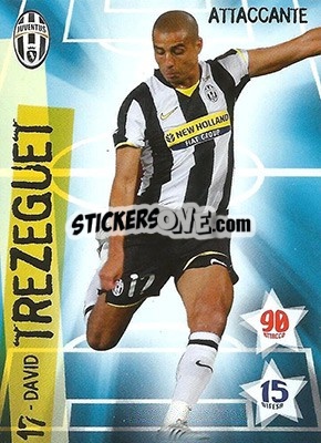 Sticker David Trezeguet - Juventus. I Piu Forti Siamo Noi n. 24 - Edibas
