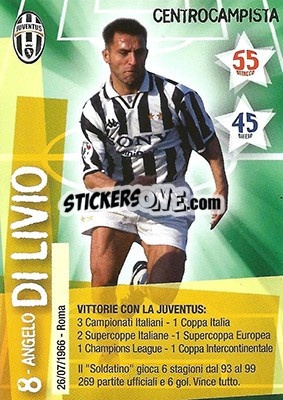 Sticker Angelo Di Livio - Juventus. I Piu Forti Siamo Noi - Edibas