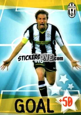 Sticker Alessandro Del Piero - Juventus. I Piu Forti Siamo Noi n. 95 - Edibas
