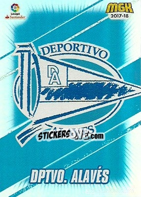 Figurina Deportivo Alavés - Liga 2017-2018. Megacracks - Panini