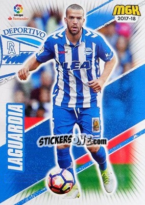 Sticker Laguardia - Liga 2017-2018. Megacracks - Panini
