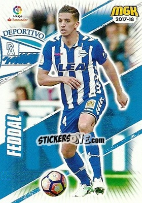 Sticker Feddal - Liga 2017-2018. Megacracks - Panini