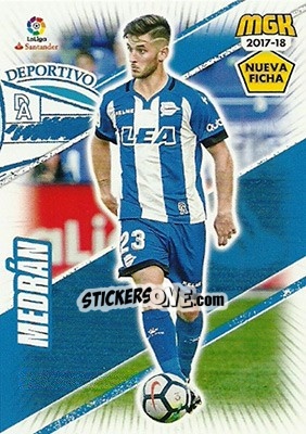 Sticker Medrán - Liga 2017-2018. Megacracks n. 11bis - Panini