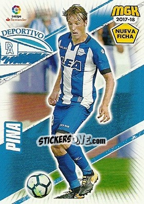 Sticker Pina - Liga 2017-2018. Megacracks n. 12bis - Panini