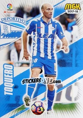 Sticker Toquero - Liga 2017-2018. Megacracks - Panini