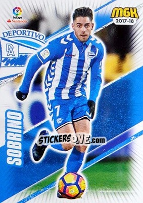 Sticker Sobrino - Liga 2017-2018. Megacracks - Panini
