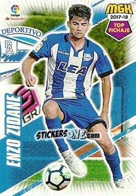 Figurina Enzo Zidane - Liga 2017-2018. Megacracks - Panini