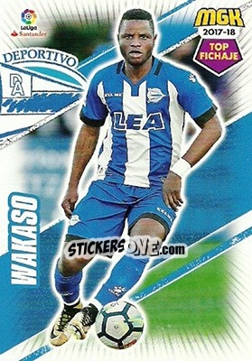 Sticker Wakaso - Liga 2017-2018. Megacracks - Panini