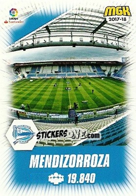 Sticker Mendizorroza - Liga 2017-2018. Megacracks - Panini