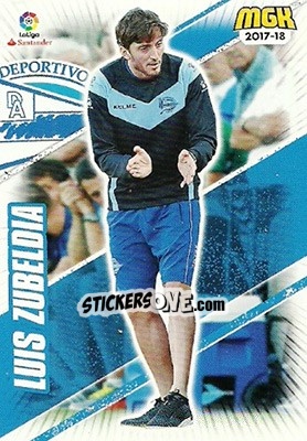 Sticker Luis Zubeldia - Liga 2017-2018. Megacracks n. 23 - Panini