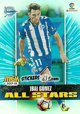 Sticker Ibai Gómez - Liga 2017-2018. Megacracks n. 26 - Panini