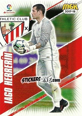 Sticker Iago Herrerín - Liga 2017-2018. Megacracks n. 30 - Panini