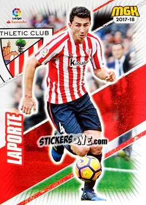 Sticker Laporte - Liga 2017-2018. Megacracks n. 35 - Panini