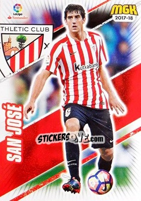 Sticker San José - Liga 2017-2018. Megacracks - Panini