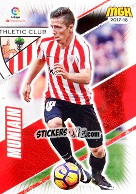 Sticker Muniain - Liga 2017-2018. Megacracks - Panini