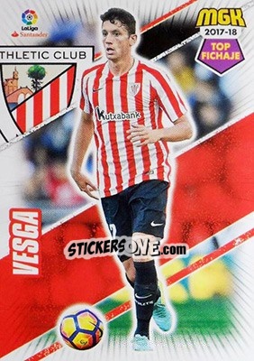 Cromo Vesga - Liga 2017-2018. Megacracks - Panini