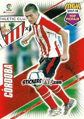 Cromo Córdoba - Liga 2017-2018. Megacracks n. 48 - Panini