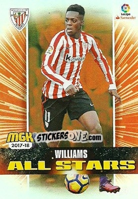 Figurina Williams - Liga 2017-2018. Megacracks - Panini