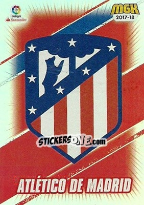 Cromo Atlético Madrid - Liga 2017-2018. Megacracks - Panini