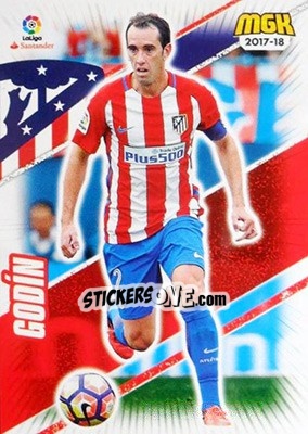 Sticker Godín - Liga 2017-2018. Megacracks n. 61 - Panini