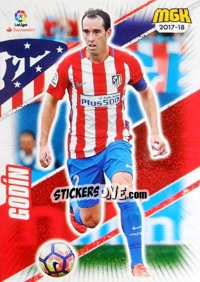 Cromo Godín - Liga 2017-2018. Megacracks - Panini