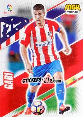 Cromo Gabi - Liga 2017-2018. Megacracks - Panini